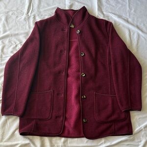 L.L. Bean Pink Textured Jacket